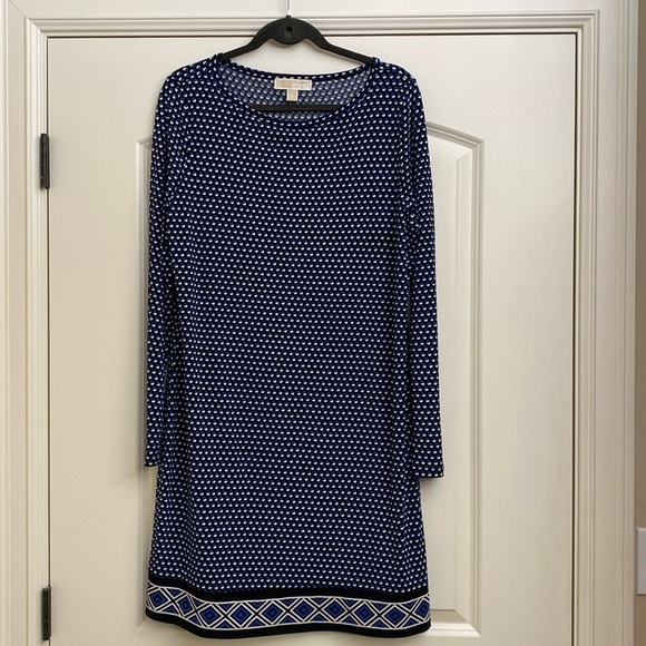 MICHAEL Michael Kors Shift Dress Womens XL office Career pull over stretch - Picture 1 of 8